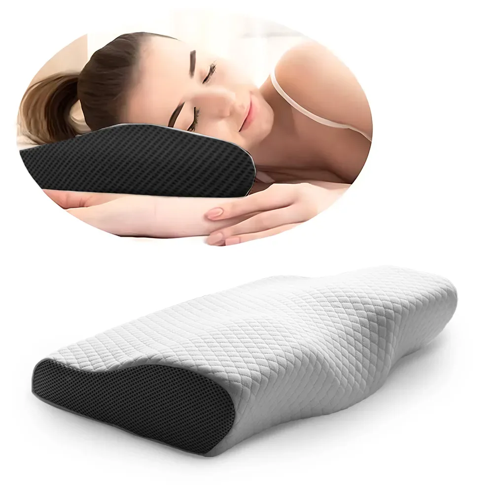 Cuscino di bellezza cuscino ortopedico in Memory Foam cuscino antietà cuscino  antirughe per il collo massaggio per dormire cura della pelle rimbalzo lento