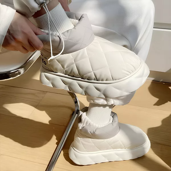stivali invernali, stivali slip on, stivali da neve alla caviglia, stivali di peluche, stivali impermeabili, stivali imbottiti
