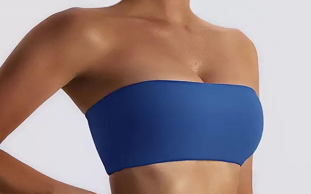 Reggiseno Sportivo A Fascia Senza Cuciture - Non Imbottito, Senza Spalline, Antiscivolo - Bralette Yoga E Allenamento - SHADOW DANCE UK