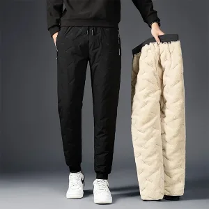 pantaloni della tuta, pantaloni in pile, joggers da uomo, pantaloni invernali, pantaloni caldi, pantaloni spessi