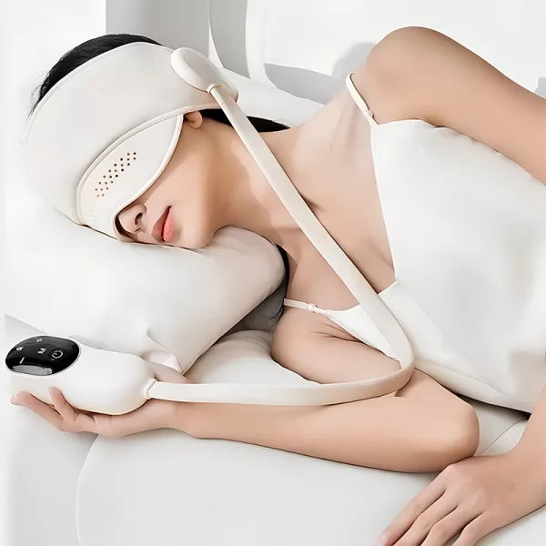 head massager, eye hot compress, eye massager, heating massager