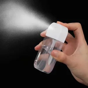 travel spray bottle, refillable travel bottle, cosmetic bottle