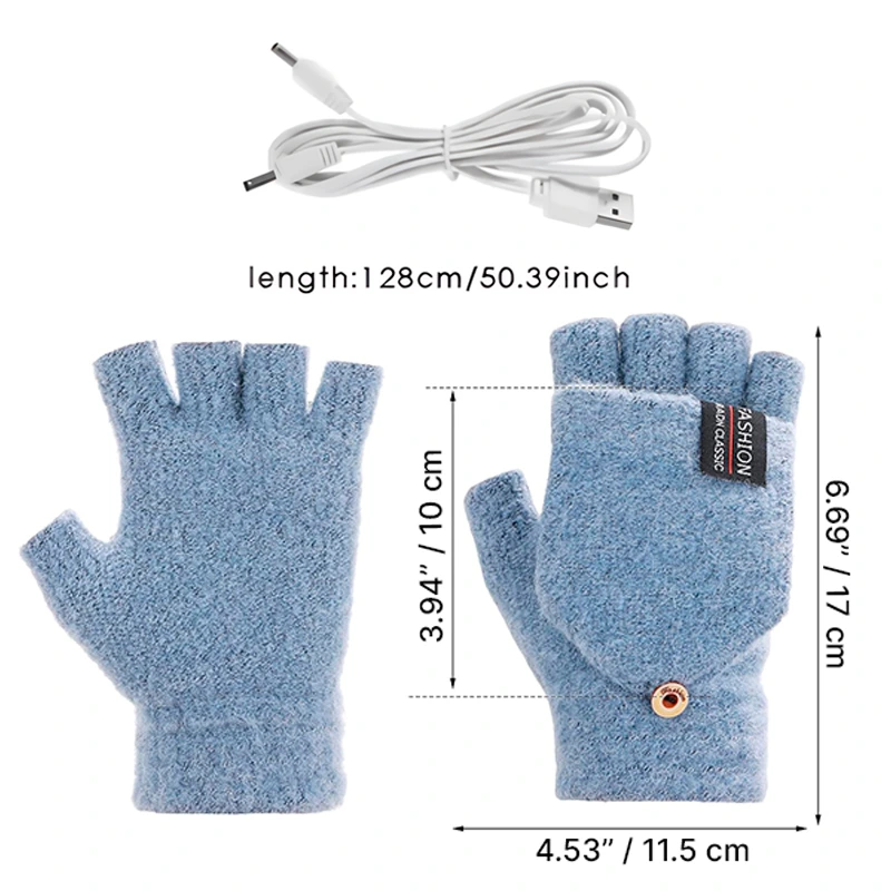 VEGCOO | 4 Paia Guanti A Mezze Dita Invernali | Morbidi E Termici | Multicolore | Per Digitare, Correre, Sciare, Ciclismo | Regalo Donna E Uomo