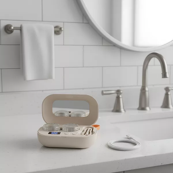 ultrasonic contact lens cleaner, contact lens cleaner machine