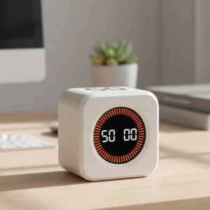 Timer di Produttività LED Cubo Girevole con Sensore di Gravità