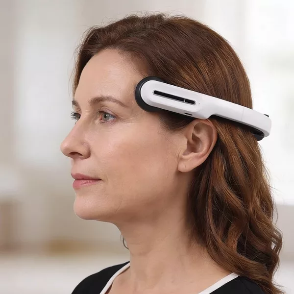 electric head massager, temple massager, temple massage for headaches