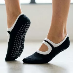 pilates grip socks, cotton yoga socks